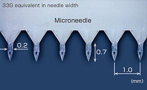 Fine hollow flow path realized by stacking procedure